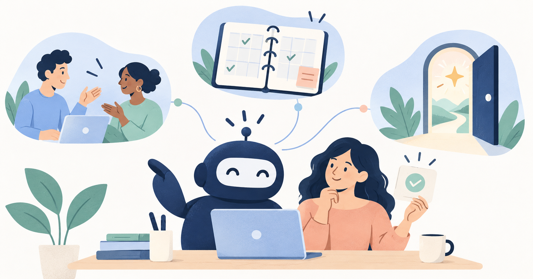 A personal assistant helping with collaborators, plans and opportunities